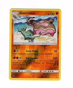 Gastrodon 54/111 Sm-Crimson Invasion Reverse Holo - Pokemon Card - Image 1