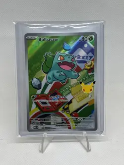 Bulbasaur 037 Promo Pokemon Card TCG First Partner Illustration Collection NM - Image 1