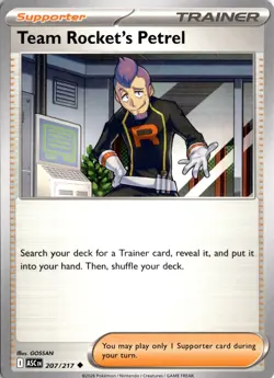 Team Rocket's Petrel 207/217 ME: Ascended Heroes Pokemon Card TCG - Image 1