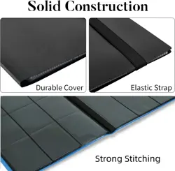 Card Binder, 9 Pocket Trading Card Album Folders,20 Pages, 360 Cards Pocket's - Image 2