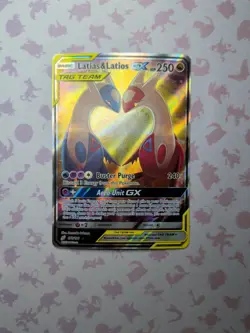 Latias & Latios GX - 170/181 - Pokemon Team Up Sun & Moon Alternate Art Card NM - Image 1