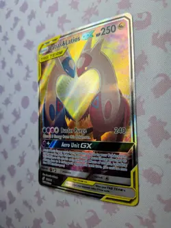 Latias & Latios GX - 170/181 - Pokemon Team Up Sun & Moon Alternate Art Card NM - Image 3