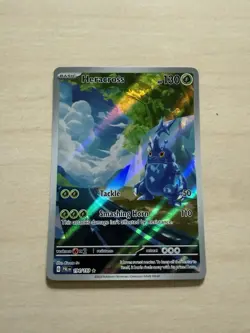 Pokemon TCG Heracross Paldea Evolved Illustration Rare Card 194/193 - Image 1