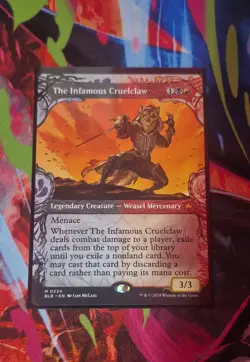 The Infamous Cruelclaw (Showcase) Bloomburrow Regular - Image 1