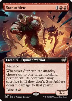 Star Athlete - Extended Art - Duskmourn - MtG - NM - Image 1