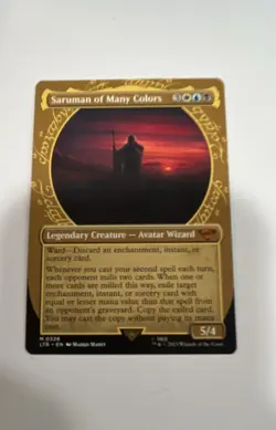 Saruman of Many Colors (Showcase) MTG Universes Beyond: the Lord of the Rings - Image 1