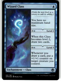 Wizard Class Adventures in the Forgotten Realms FOIL MTG NM - Image 1