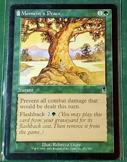 Magic MTG - Moment's Peace - Odyssey - LP - Image 1