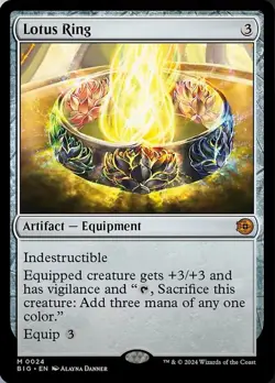MTG Lotus Ring, NM-Mint, English Outlaws of Thunder Junction: The Big Score - Image 1