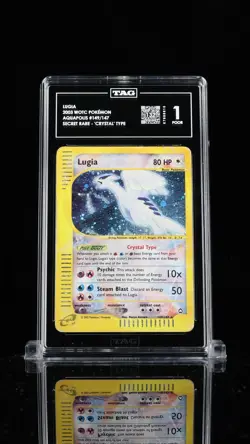 Pokemon Neo Genesis 2000 Unlimited Lugia Holo Card Graded TAG - Image 1