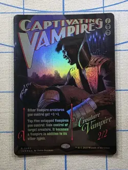 Captivating Vampire #484 Innistrad Remastered Borderless Foil Rare - Image 1