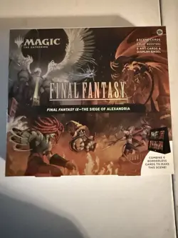 Magic The Gathering Final Fantasy IX Scene Box The Siege of Alexandria In Hand - Image 1