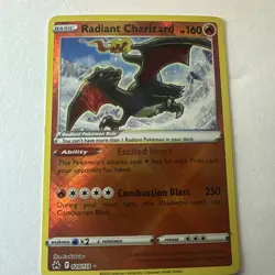Radiant Charizard 020/159 Crown Zenith Ultra Rare Holo Shiny Pokemon Card - MINT - Image 1