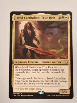 Jared Carthalion, True Heir - Commander: Legends - Magic the Gathering MTG Nice! - Image 1