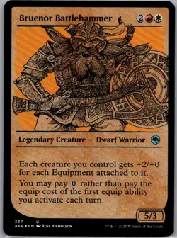 Bruenor Battlehammer (Showcase) U Adventures in the Forgotten Realms 337 NM - Image 1