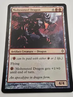 Moltensteel Dragon New Phyrexia Foil - Image 1