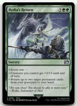 Rydia's Return #198 (NM) Final Fantasy FIN Magic MTG - Image 1