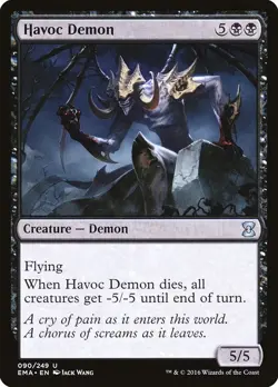 Havoc Demon Foil Eternal Masters 90 NM MTG - Image 1