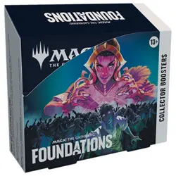 MTG Magic the Gathering Foundations Collector Boosters Box 12 packs sealed FDN - Image 1