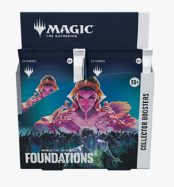 MTG Magic the Gathering Foundations Collector Boosters Box 12 packs sealed FDN - Image 2