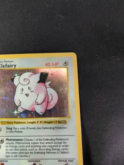 Clefairy 5/102 Base Set (Shadowless) Holo Vintage Pokemon WOTC - Image 4