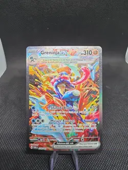 Pokemon TCG Greninja EX 214 Twilight Masquerade Sir 214/167 NM - Image 1