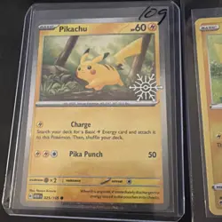 Pokemon TCG Lot of 4 Pikachu Cards NM - Image 4