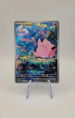 Pokemon TCG: Clefairy 094/088 Full Art Illustration Rare - Perfect Order- NM - Image 1