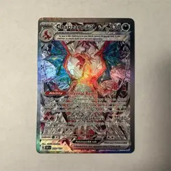 Pokemon Charizard ex 223/197 SV03 Obsidian Flames Full Art Holo 330HP EX Rare - Image 1