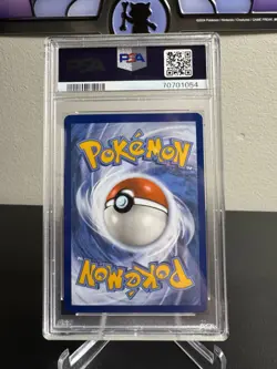 2021 POKEMON SWORD & SHIELD FUSION STRIKE #245 FULL ART/CELEBI V PSA 9 - Image 2