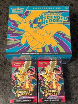 Pokemon Ascended Heroes, Prismatic, Black Bolt, White Flare,12 Box Lot - Image 2