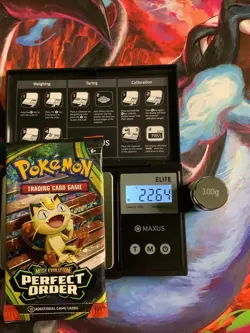 Really Heavy 22.64g Pokemon TCG Perfect Order Booster Pack Factory Sealed - Image 1