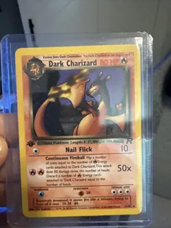 Dark Charizard 21/82 Non-Holo Rare 1st Edition NM-LP condition Pokemon TCG NM - Image 1