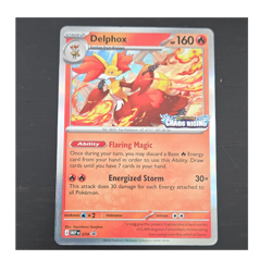 Delphox 074 Chaos Rising Pokemon TCG Prerelease Stamped Promo - Image 1