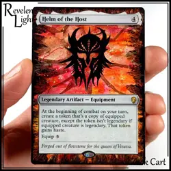 Helm of the Host Alter - Hand Painted MTG Altered Art Card - Magic the Gathering - Image 1