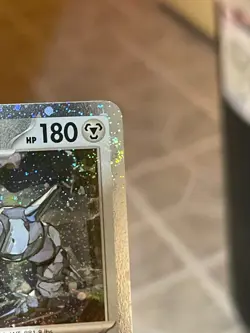 POKEMON STEELIX 125/182 RARE COSMOS HOLO BLEED WITH 3 SWIRL IN BORDER AREA NM - Image 5