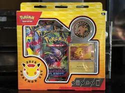 Pokemon 2026 Pokemon Day Phantasmal Flames Pikachu Promo Coin Booster Packs - Image 1