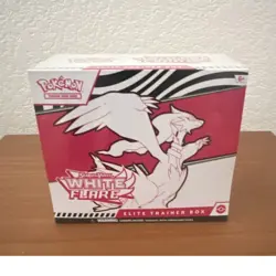 Pokemon Scarlet & Violet White Flare Elite Trainer Box Reshiram English TCG - Image 1