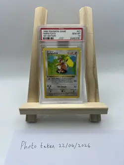 Pokemon 1st Edition Shadowless Farfetch’d PSA 10 Gem mint - Image 2