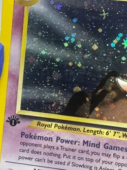 Pokemon English Holo Slowking w SWIRL 1st Edition Neo Genesis 14/111 LP - Image 5