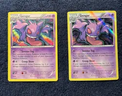 Pokemon TCG Gengar XY Generations 35/83 Holo Lot of 2 Holo Bleed - Image 1