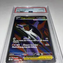 MEGA LATIAS EX ULTRA RARE POKEMON HOLO MEGA EVOLUTIONS PSA 10 GEM MT 163/132 - Image 1
