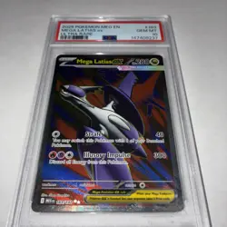 MEGA LATIAS EX ULTRA RARE POKEMON HOLO MEGA EVOLUTIONS PSA 10 GEM MT 163/132 - Image 2