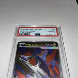 MEGA LATIAS EX ULTRA RARE POKEMON HOLO MEGA EVOLUTIONS PSA 10 GEM MT 163/132 - Image 3
