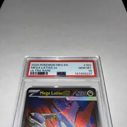 MEGA LATIAS EX ULTRA RARE POKEMON HOLO MEGA EVOLUTIONS PSA 10 GEM MT 163/132 - Image 4