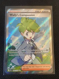 Wally's Compassion 176/132 Full Art Ultra Rare - Pokemon TCG: Mega Evolution NM - Image 1