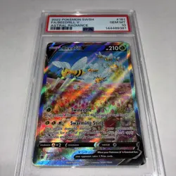 BEEDRILL V POKEMON HOLO ASTRAL RADIANCE 2022 161/189 PSA 10 GEM MT - Image 2