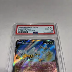 BEEDRILL V POKEMON HOLO ASTRAL RADIANCE 2022 161/189 PSA 10 GEM MT - Image 4