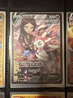 Pokemon Sylveon V Ultra Rare Holo TG14/TG30 Brilliant Stars 200 HP - Image 1