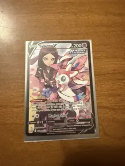 Pokemon Sylveon V Ultra Rare Holo TG14/TG30 Brilliant Stars 200 HP - Image 2